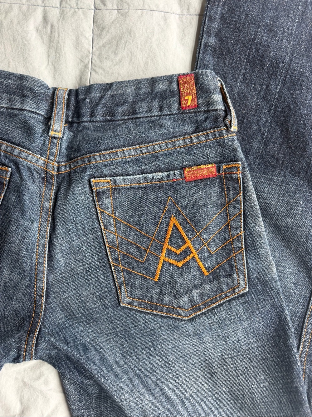 7 For All Mankind A-Pocket 100% Cotton Jeans